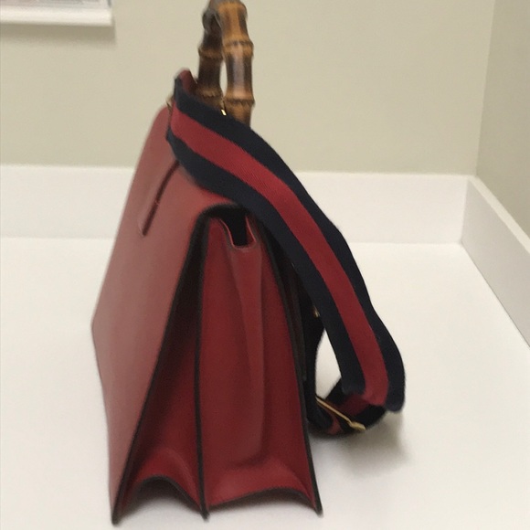 Gucci Dionysus leather bag bamboo handle and strap - Picture 3 of 7